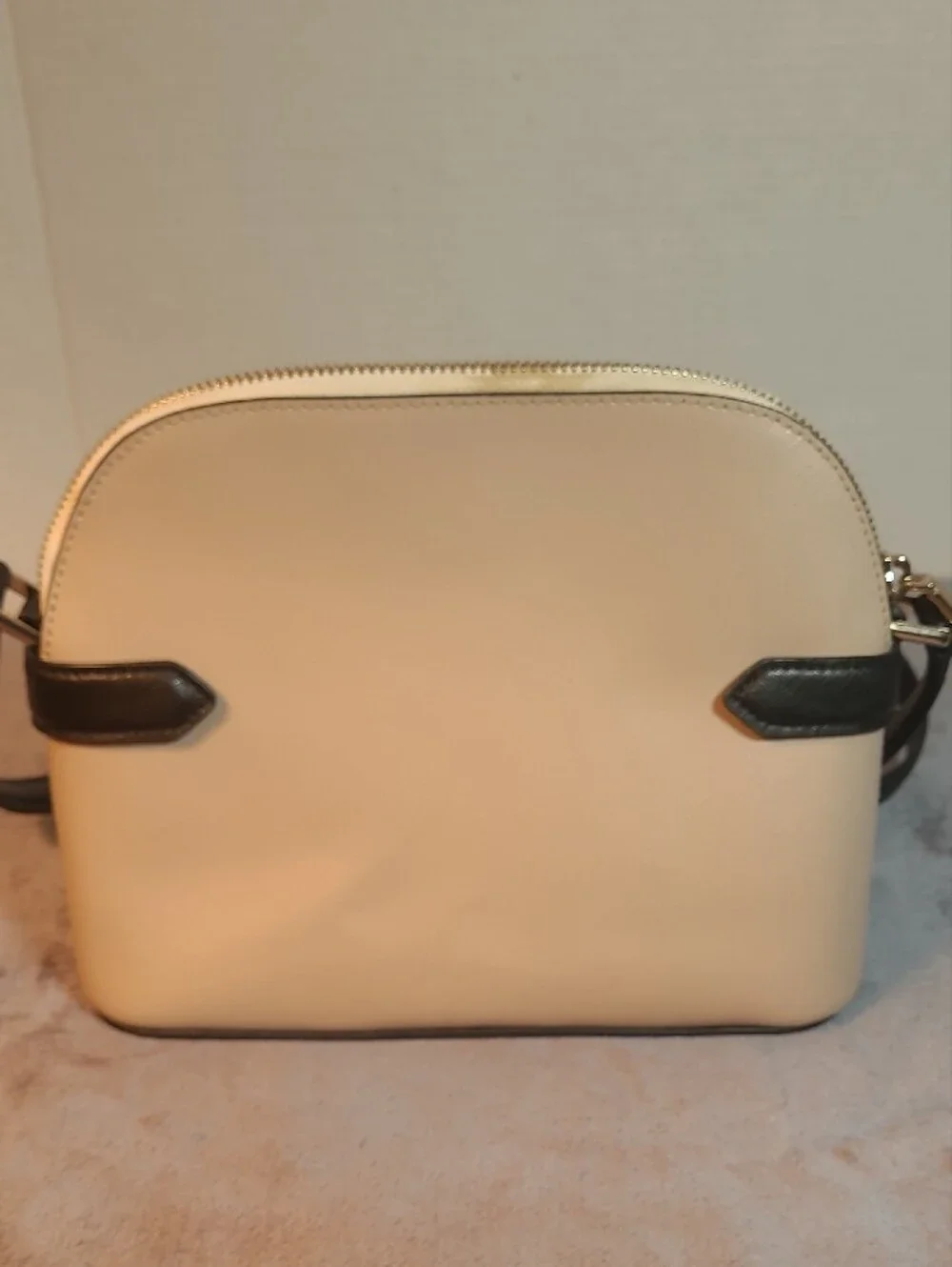 Kate Spade Staci Colorblock Dome Crossbody Two-Tone Beige, Cream & Black